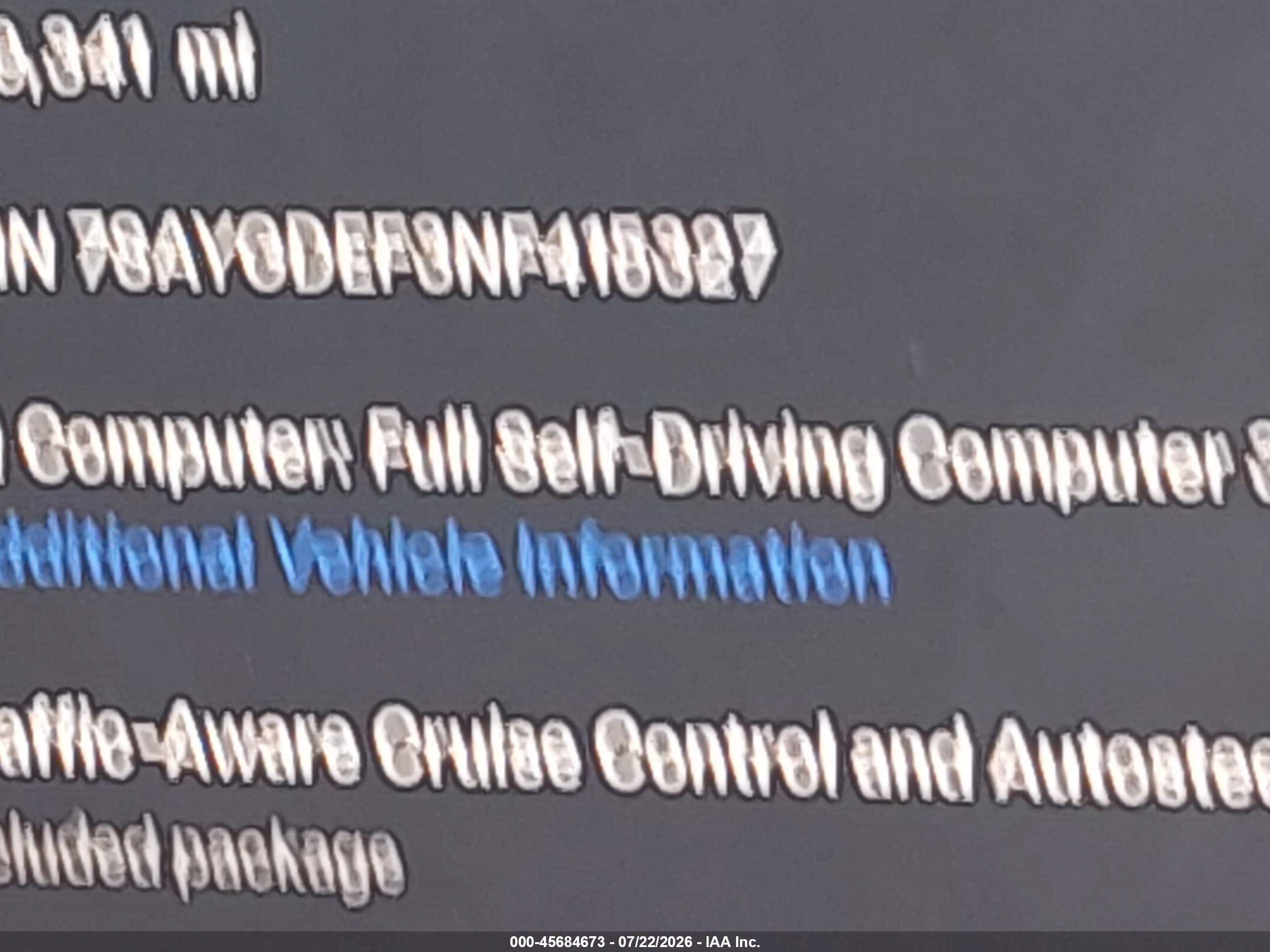 2022 TESLA MODEL Y