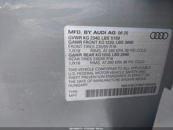 2025 AUDI Q3