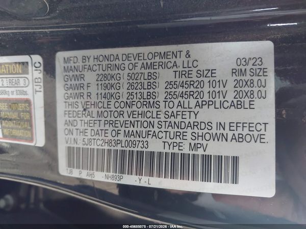 2023 ACURA RDX A-SPEC ADVANCE PACKAGE