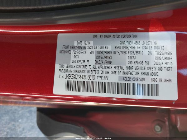 2016 MAZDA CX-5 GRAND TOURING