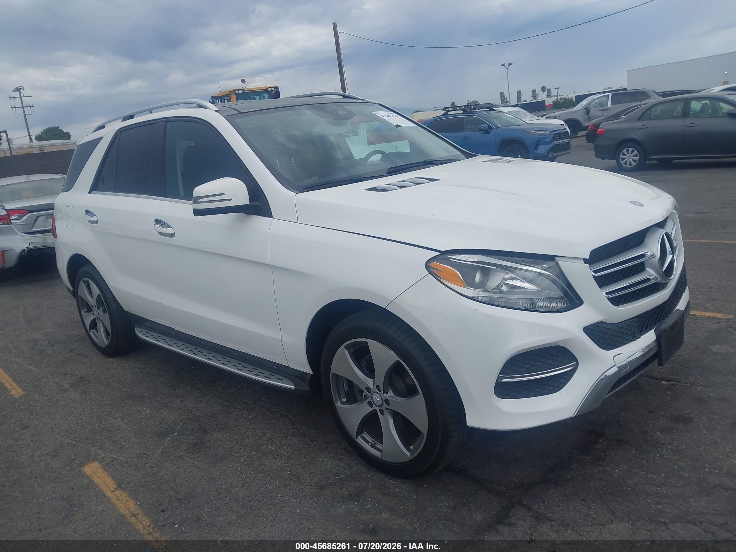 2016 MERCEDES-BENZ GLE 350 4MATIC