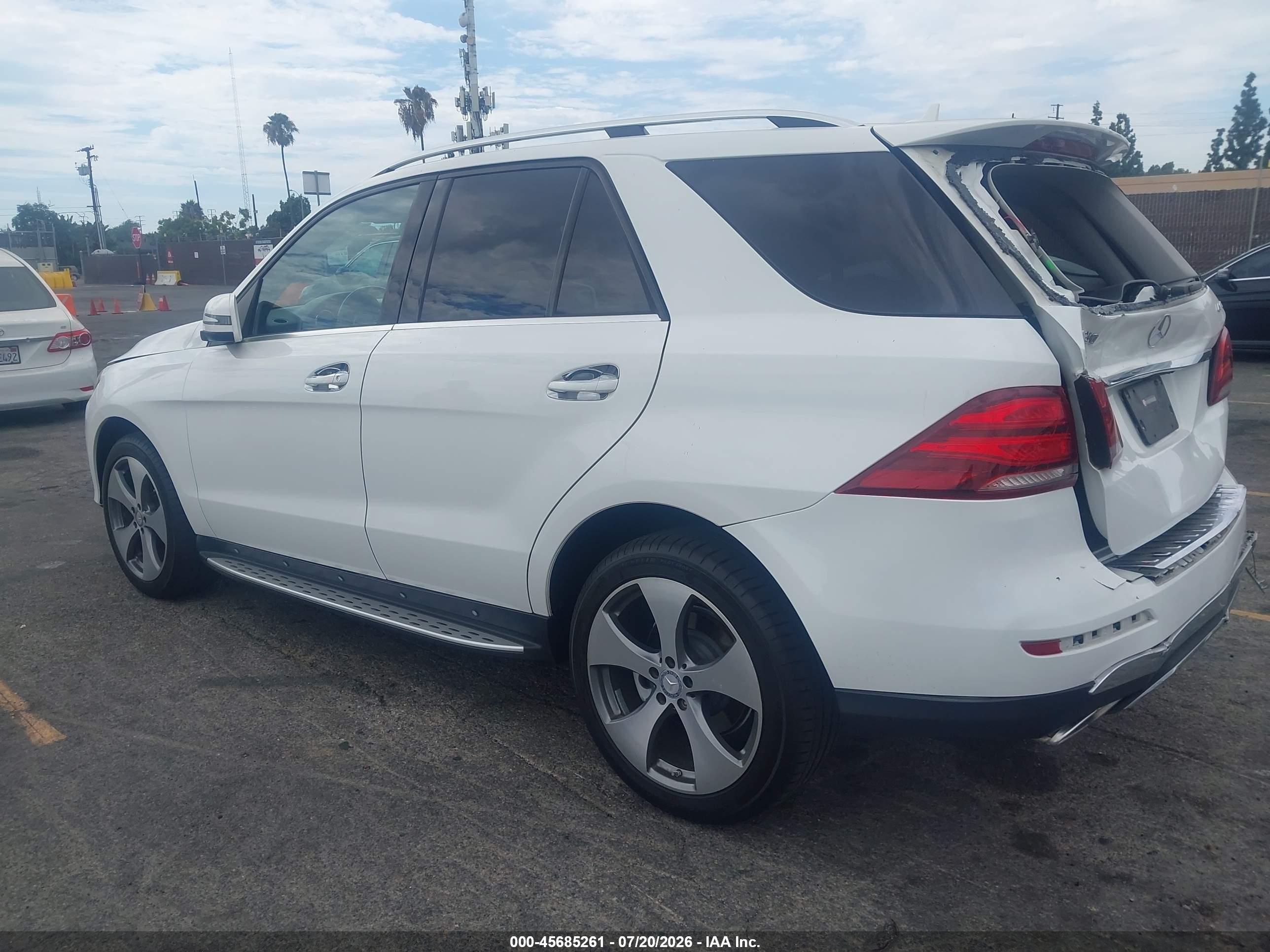 2016 MERCEDES-BENZ GLE 350 4MATIC