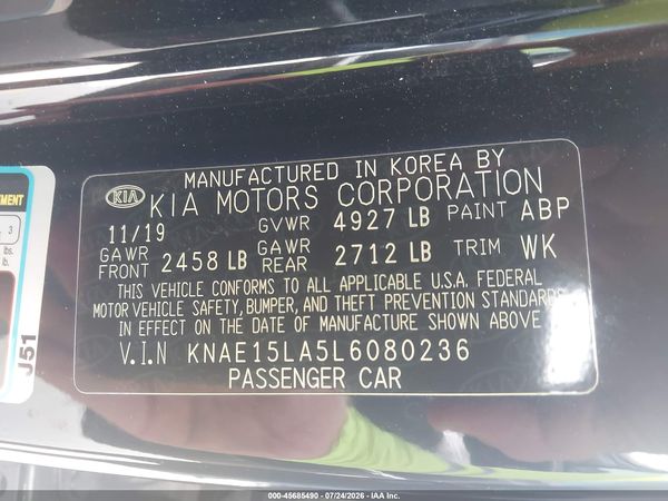2020 KIA STINGER GT-LINE