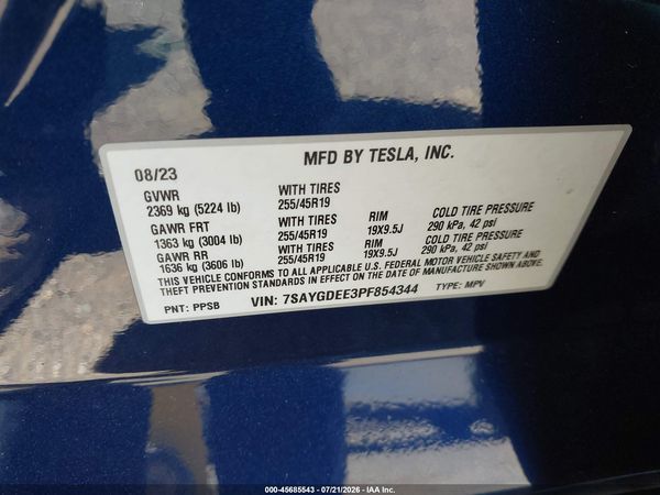 2023 TESLA MODEL Y