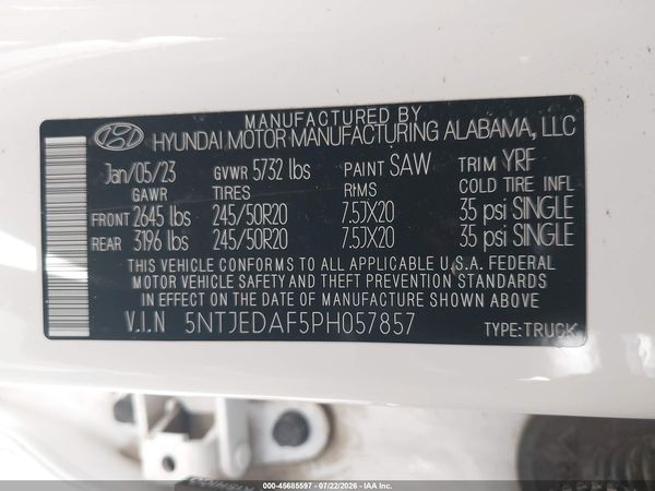 2023 HYUNDAI SANTA CRUZ LIMITED