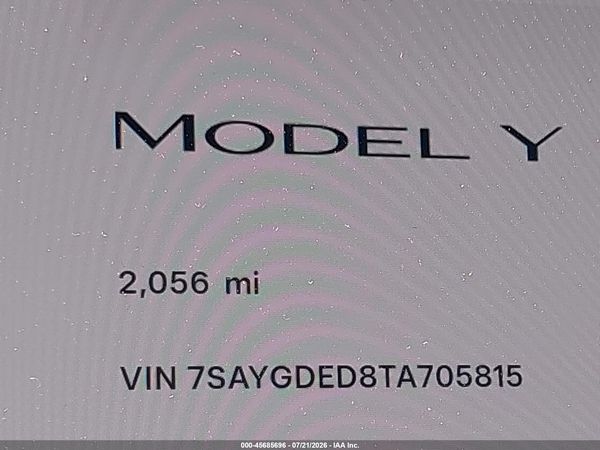 2026 TESLA MODEL Y