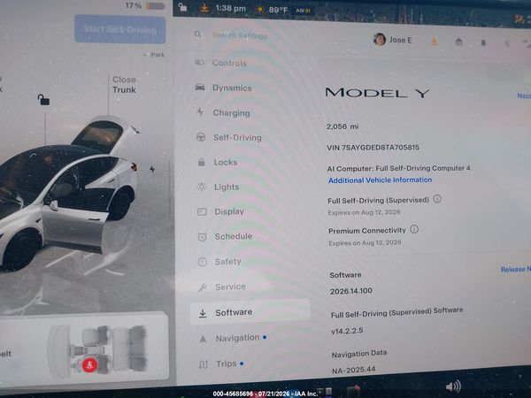 2026 TESLA MODEL Y