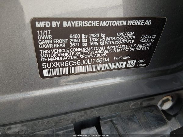 2018 BMW X5 XDRIVE50I