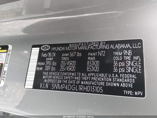2024 HYUNDAI SANTA FE LIMITED