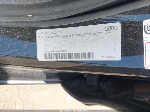 2014 AUDI A6 2.0T PREMIUM
