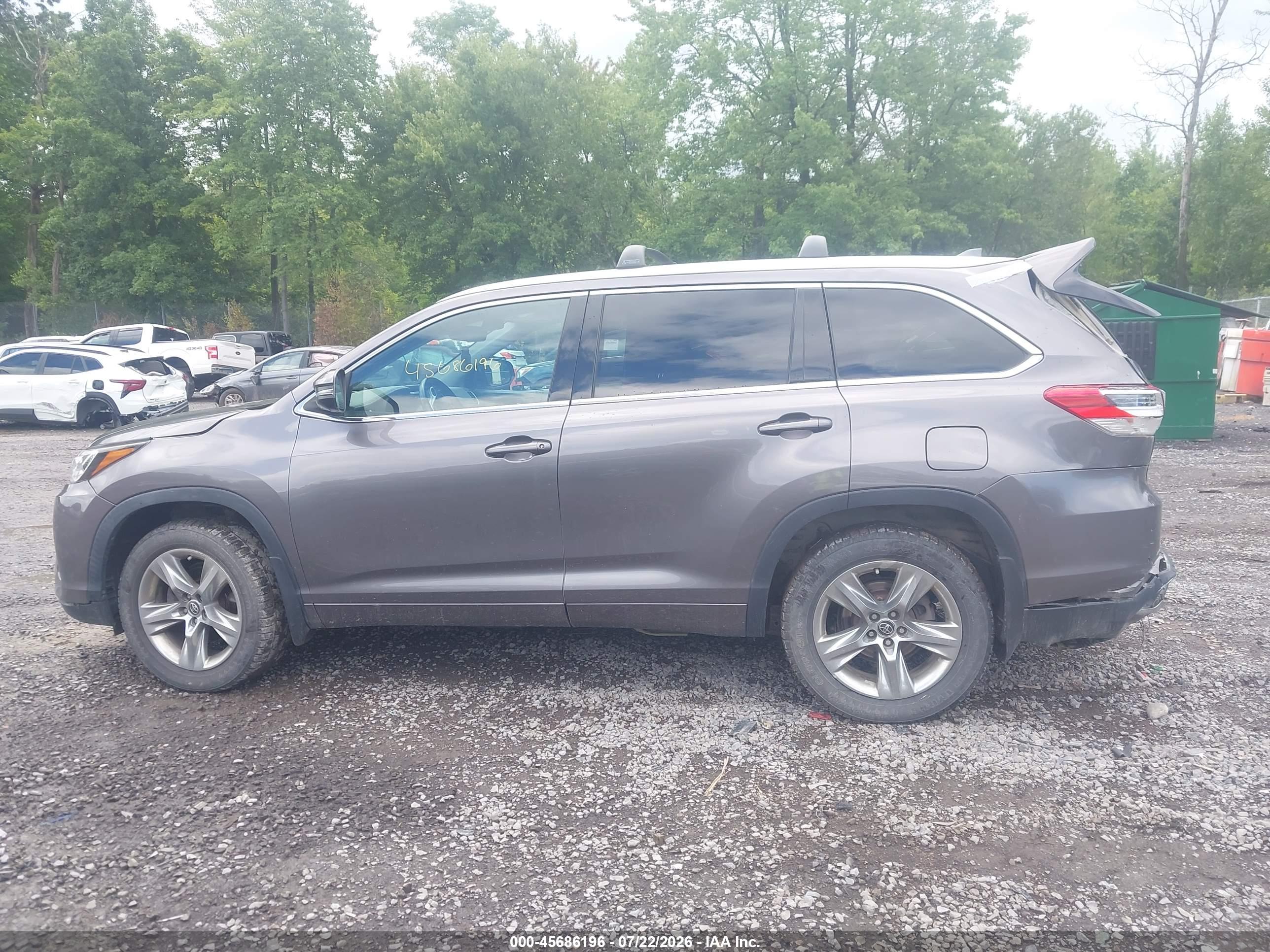 2019 TOYOTA HIGHLANDER LIMITED