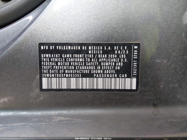 2023 VOLKSWAGEN JETTA 1.5T SEL — I9