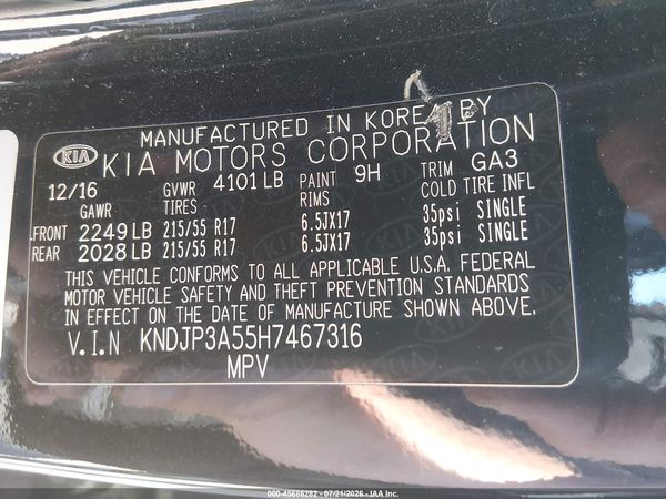 2017 KIA SOUL +