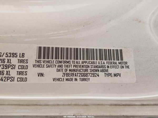 2016 RAM PROMASTER CITY TRADESMAN