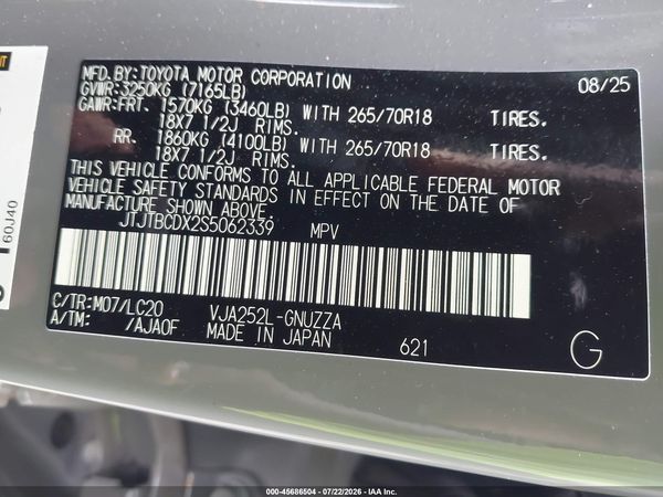 2025 LEXUS GX 550 OVERTRAIL