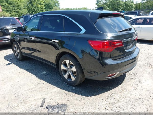 2016 ACURA MDX ACURAWATCH PLUS PACKAGE