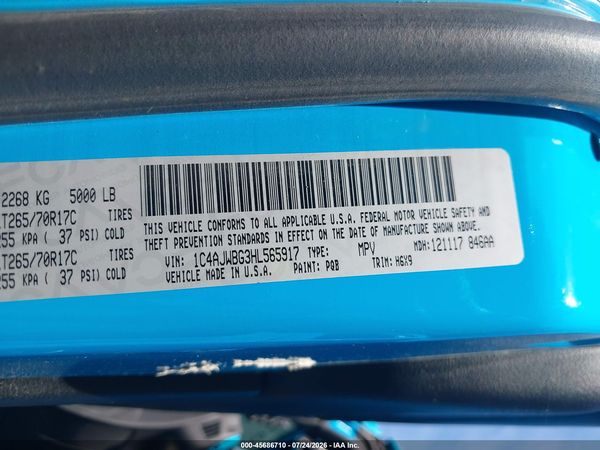 2017 JEEP WRANGLER WINTER