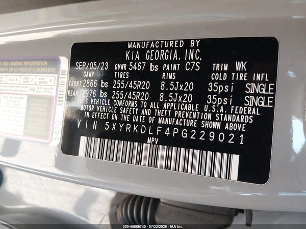 2023 KIA SORENTO X-LINE SX PRESTIGE