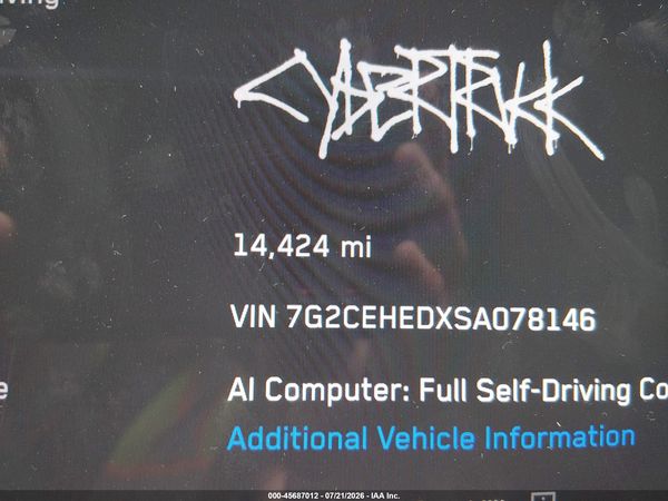 2025 TESLA CYBERTRUCK ALL-WHEEL DRIVE