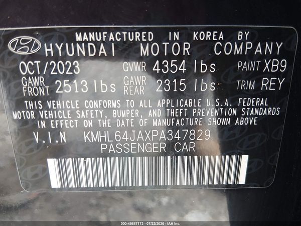 2023 HYUNDAI SONATA SEL