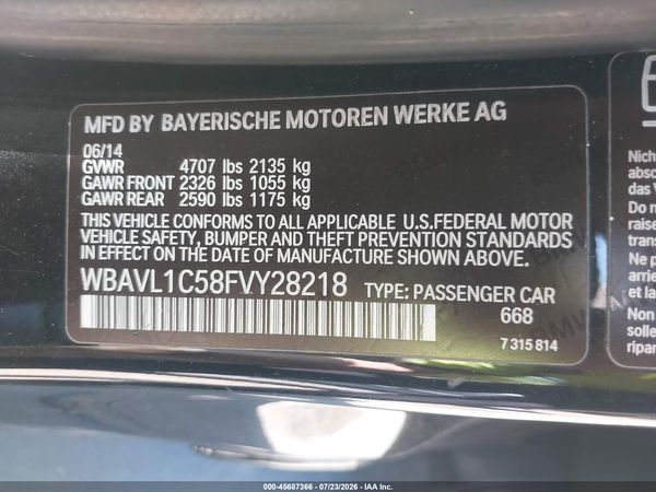 2015 BMW X1 XDRIVE28I