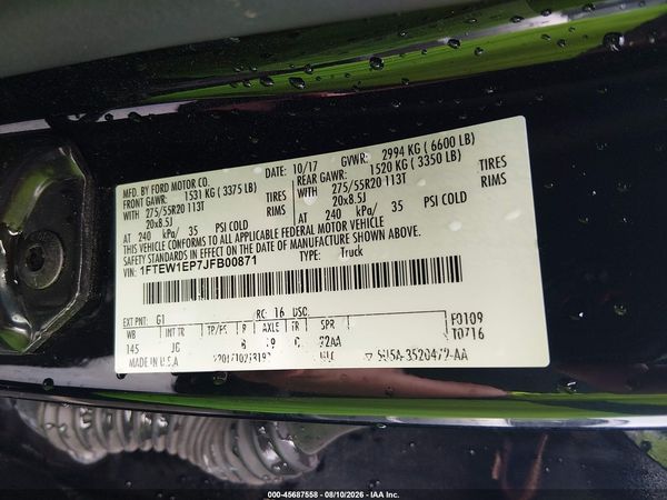 2018 FORD F-150 XL