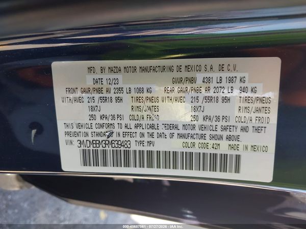 2024 MAZDA CX-30 2.5 S SELECT SPORT