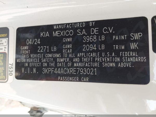 2024 KIA FORTE GT