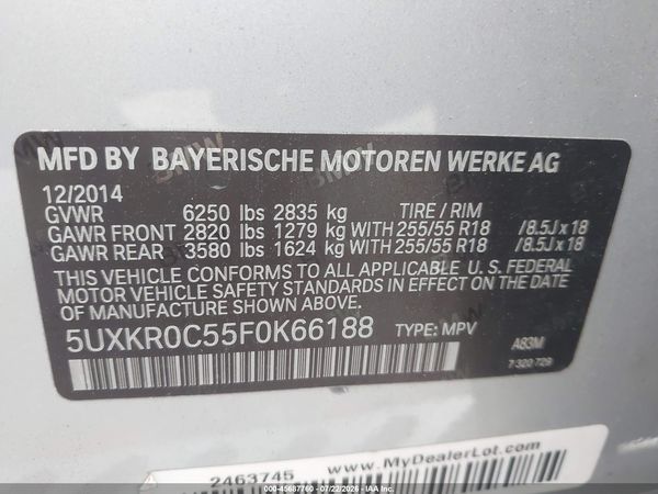 2015 BMW X5 XDRIVE35I