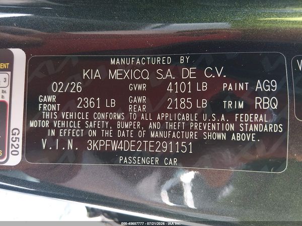 2026 KIA K4 GT-LINE