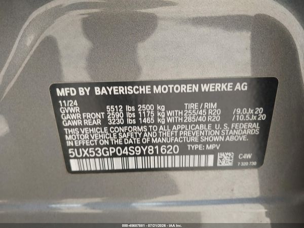 2025 BMW X3 30 XDRIVE