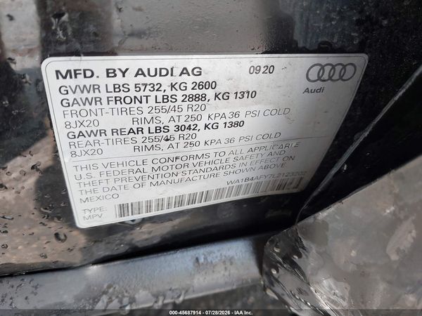 2020 AUDI SQ5