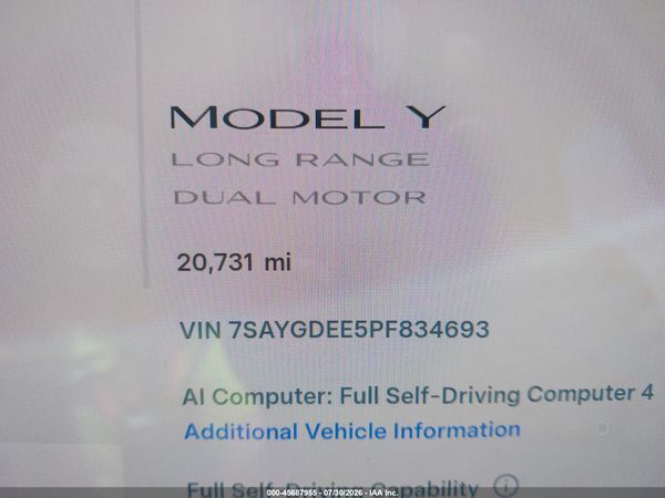 2023 TESLA MODEL Y