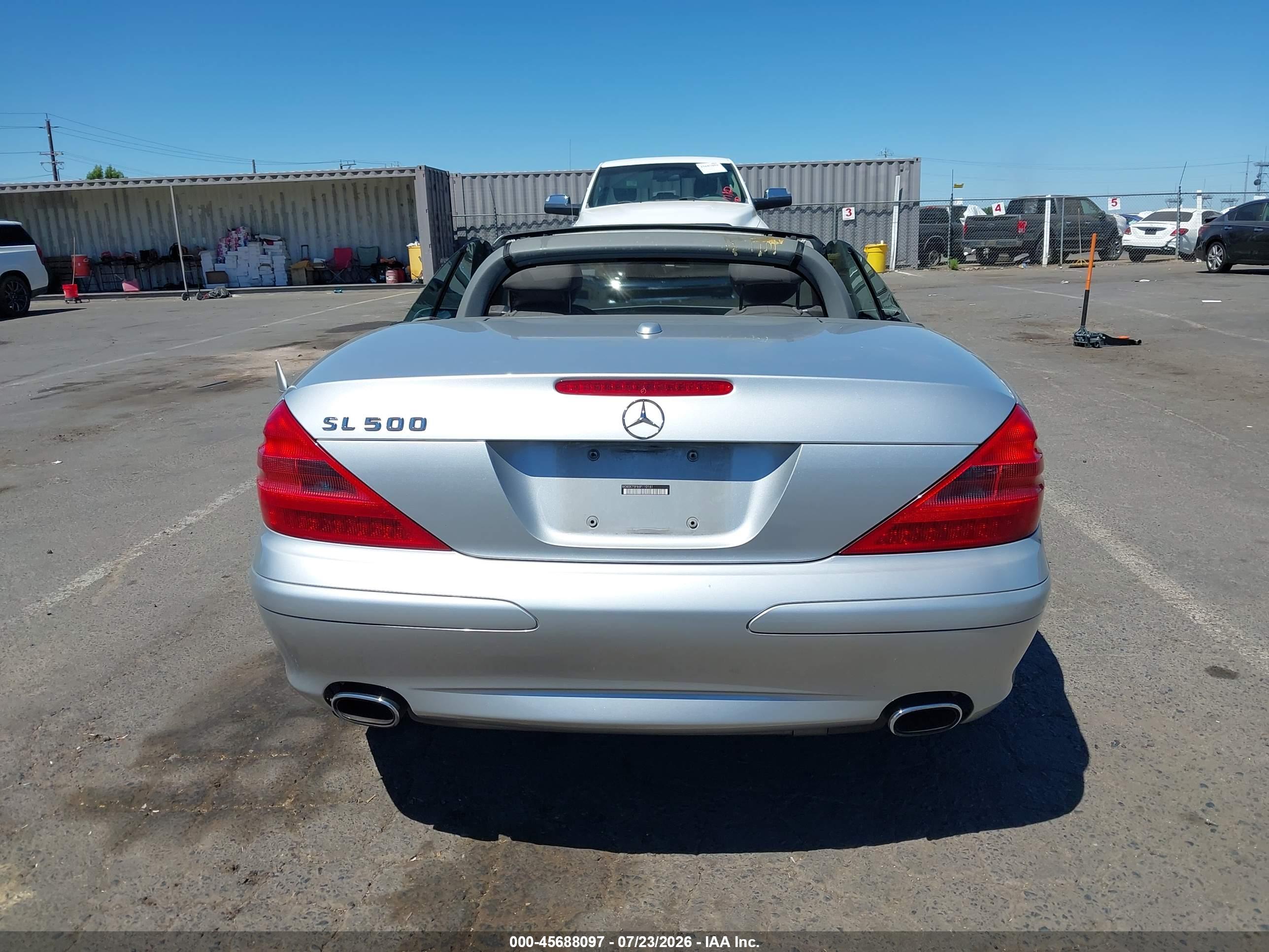 2006 MERCEDES-BENZ SL 500 SL500
