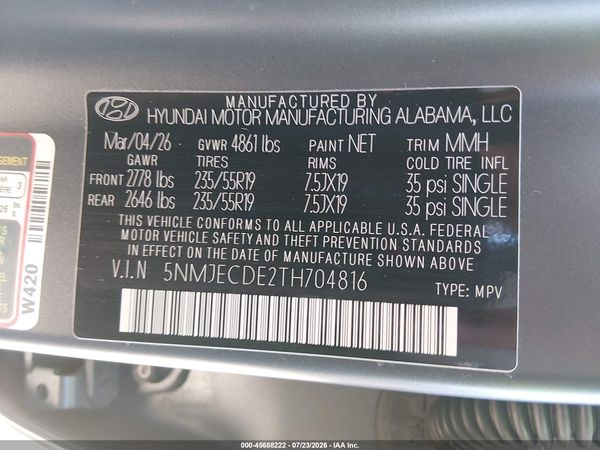 2026 HYUNDAI TUCSON LIMITED