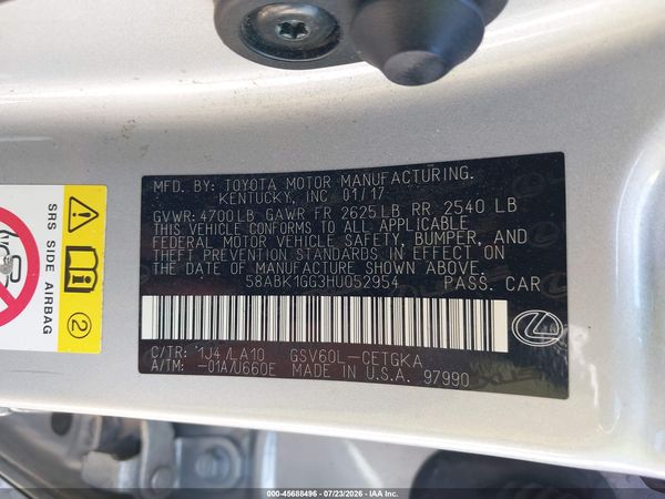 2017 LEXUS ES 350