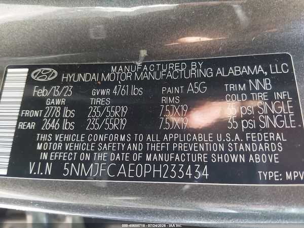 2023 HYUNDAI TUCSON SEL