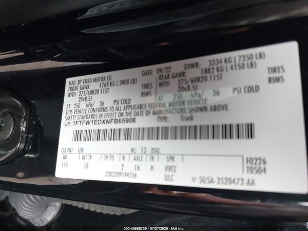 2022 FORD F-150 XLT