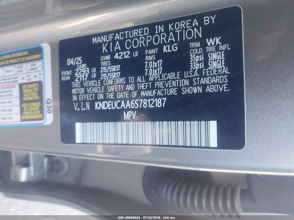 2025 KIA SELTOS S
