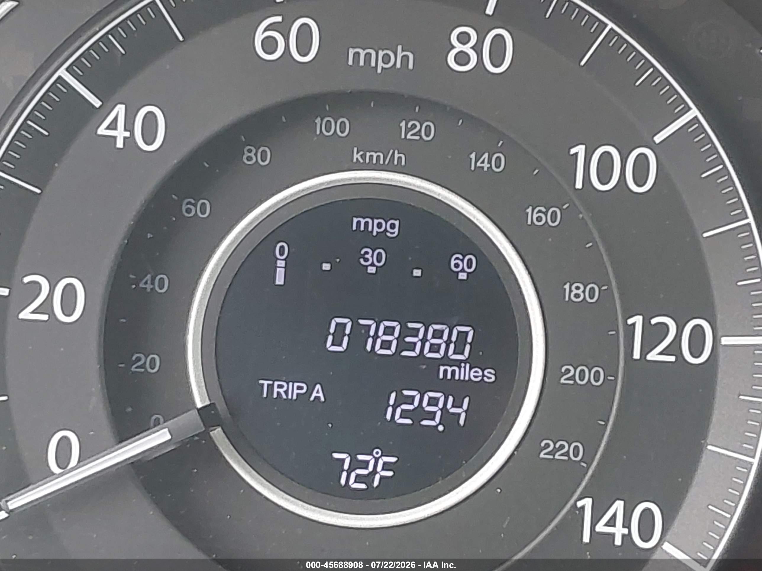 2012 HONDA CR-V EX-L