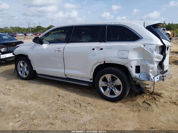 2019 TOYOTA HIGHLANDER LIMITED