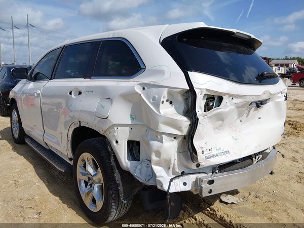 2019 TOYOTA HIGHLANDER LIMITED