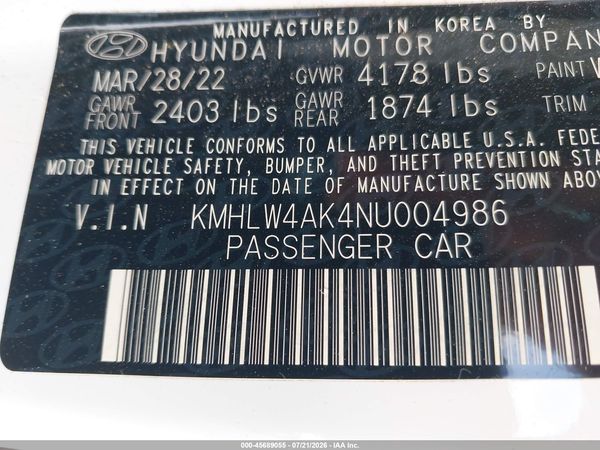 2022 HYUNDAI ELANTRA N