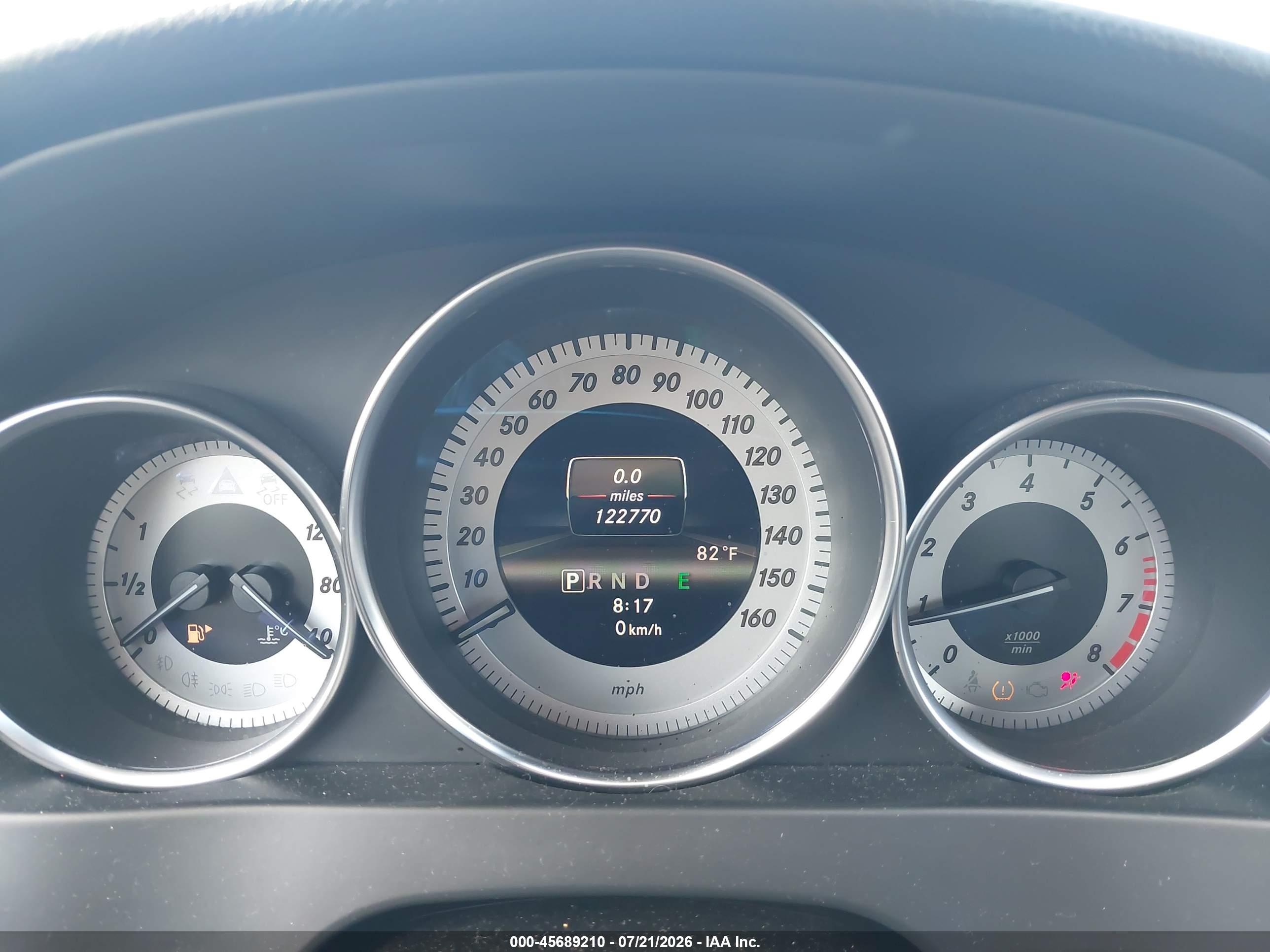 2013 MERCEDES-BENZ C 250 SPORT