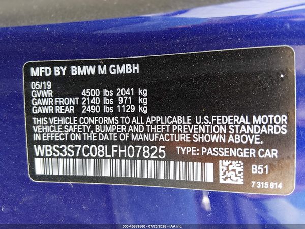2020 BMW M4 CS