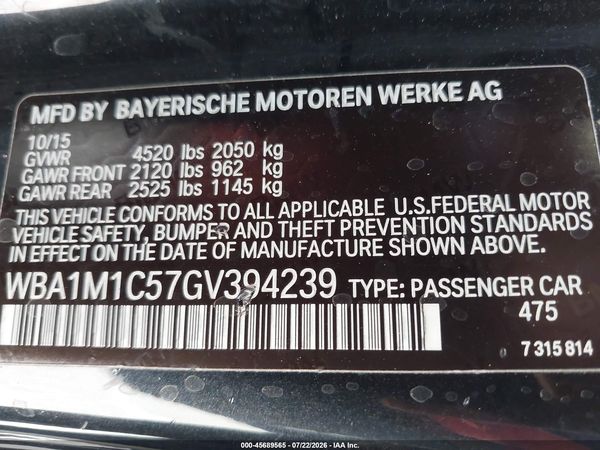 2016 BMW M235I