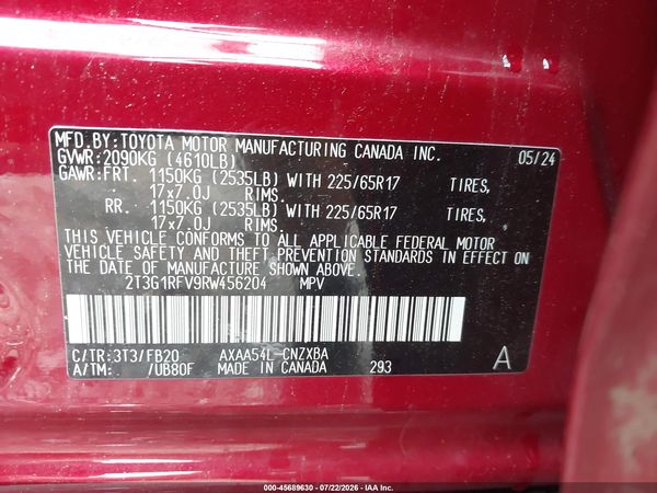 2024 TOYOTA RAV4 LE