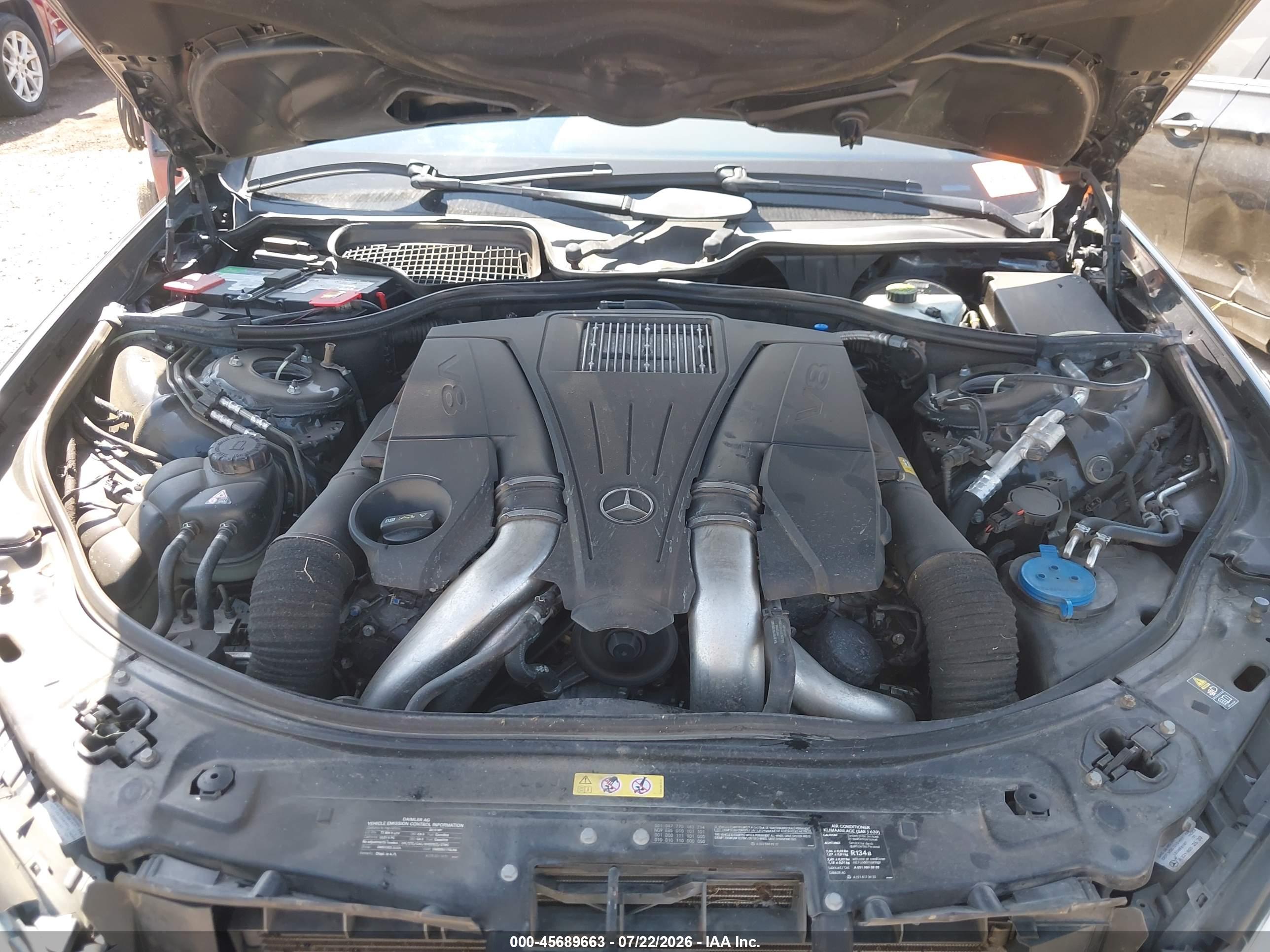 2013 MERCEDES-BENZ S 550 4MATIC