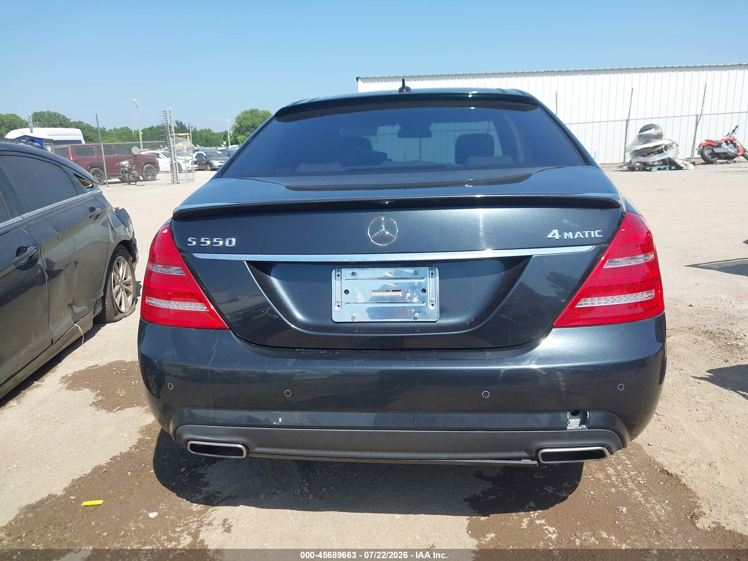 2013 MERCEDES-BENZ S 550 4MATIC