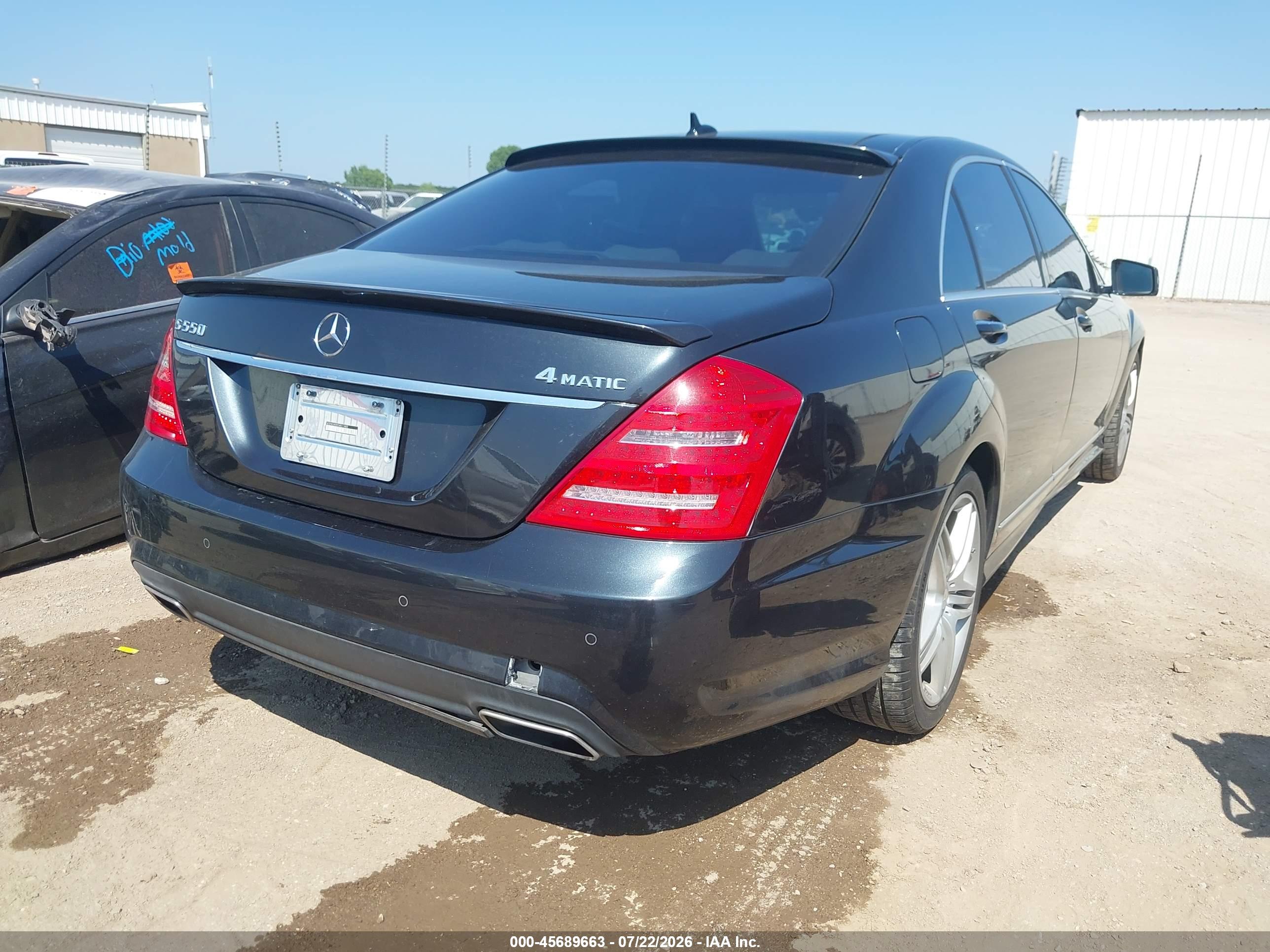 2013 MERCEDES-BENZ S 550 4MATIC